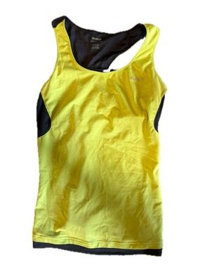 Reebok Women's Bright Yellow Racerback Tank